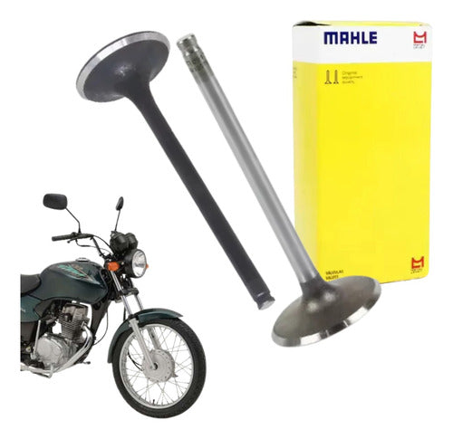 Válvula Escape E Admissão Cg125 Fan Titan 2002 Até 2005 - Next Gear