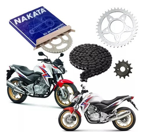 Kit Relação Cb300 Cb 300 2011 Com Retentor Original Nakata - Next Gear