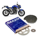 Kit Relação Com Retentor Yamaha Fazer 250 2005 A 2017 Nakata - Next Gear