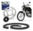 Kit Relação Riffel Titan 160 Fan 150 Start Cg 150 Aço 1045 - Next Gear